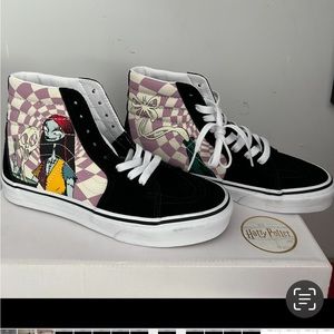 Vans hi tops, women’s 7 Nightmare Before Christmas
